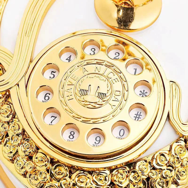 Luxury Classic Style Dial Old-fashioned Telephone