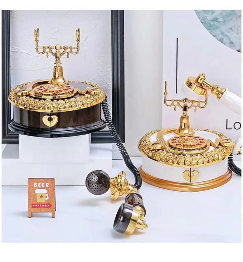 Luxury Classic Style Dial Old-fashioned Telephone