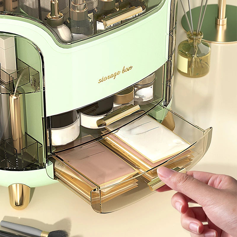 Luxury Desktop Cosmetics Storage Box