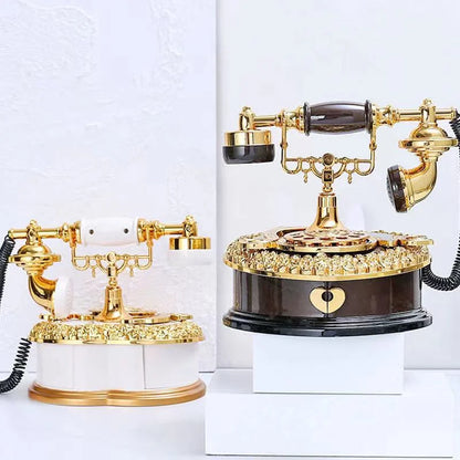 Luxury Classic Style Dial Old-fashioned Telephone