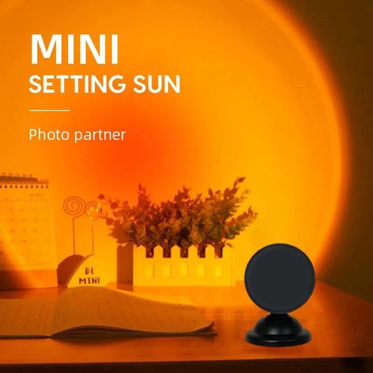 Mini USB Sunset Lamp Led Projector