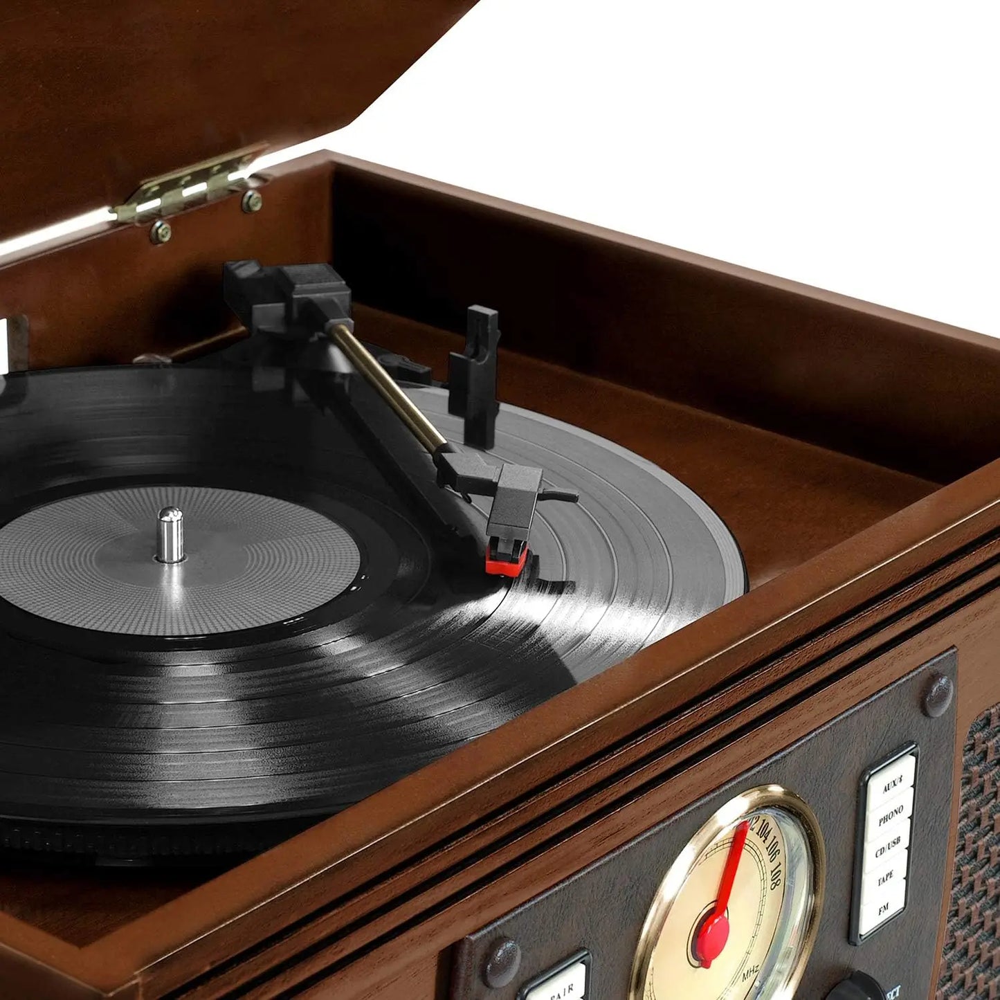 Bluetooth Record Player & Multimedia Turntable