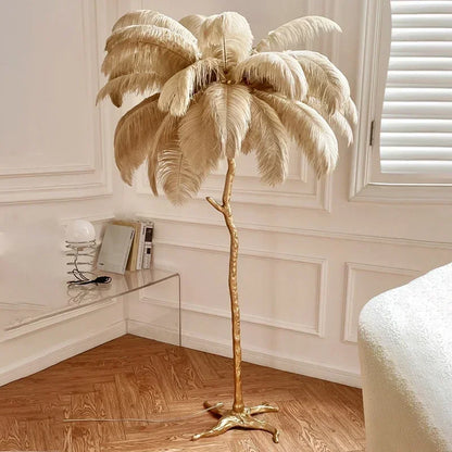 Nordic Feather Floor Lamp Luxury