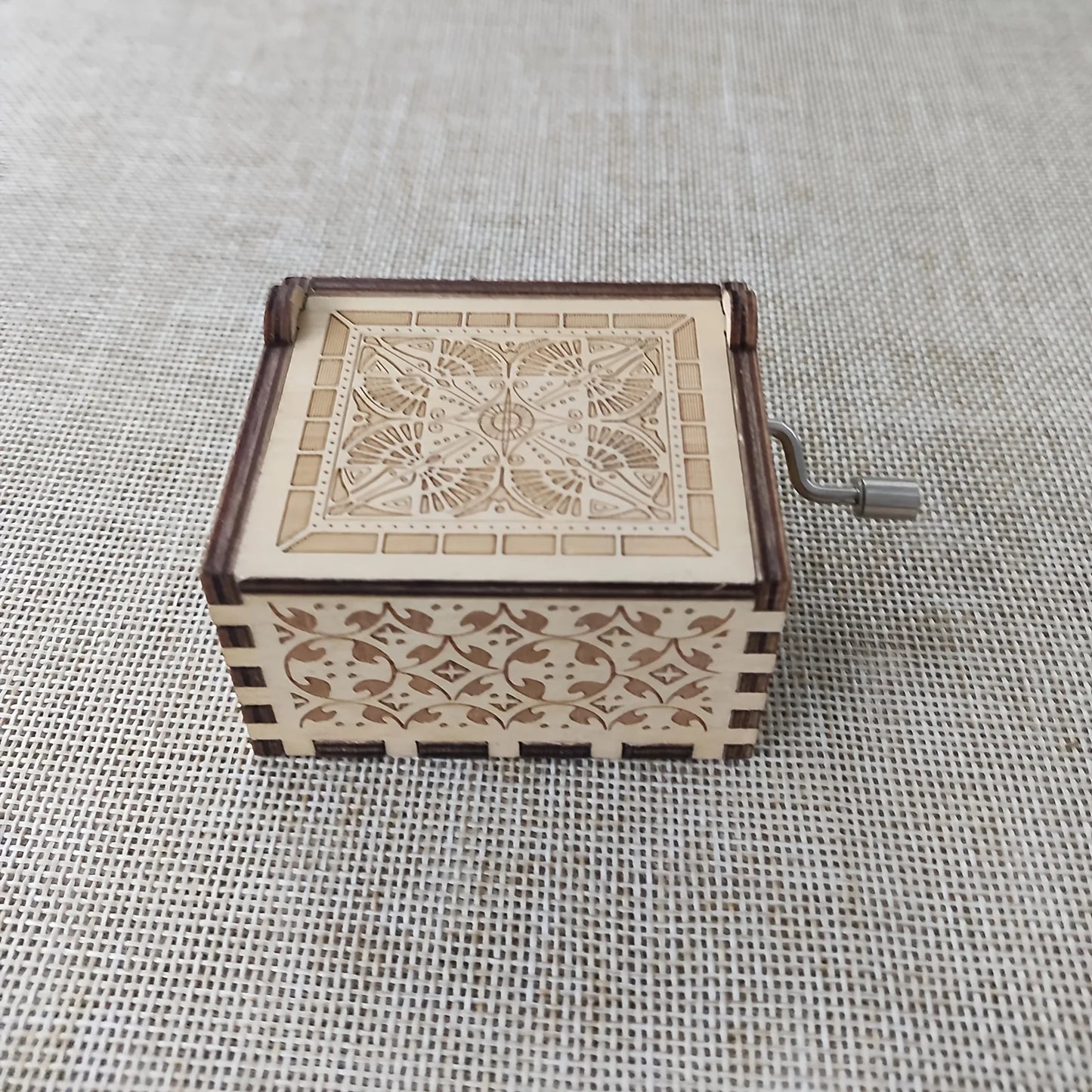 Wooden Antique Christmas Halloween Random Music Box